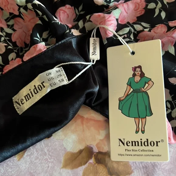 🌼FOR BUNDLE ONLY🌼Nemidor Roses Midi Dress - Picture 10 of 16
